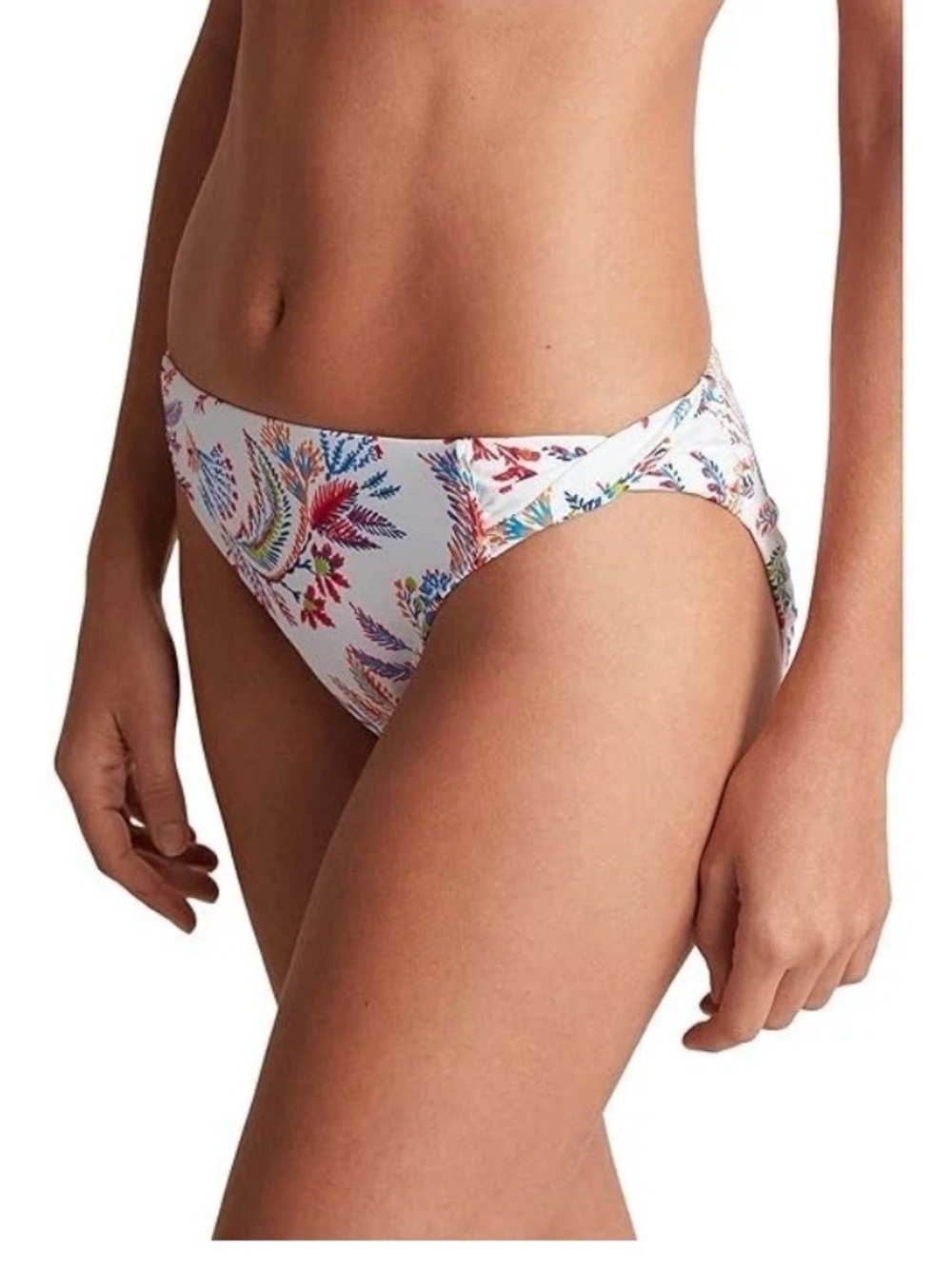 Lauren Ralph Lauren Floral Side-Twist Hipster Bikini Bottom SZ 10 NWT
